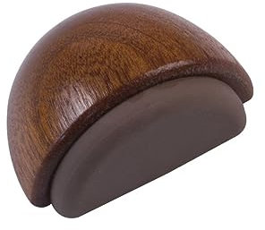 Bodentürstopper Türstopper Stopper Holz zum Schrauben oder kleben by MS Beschläge® (Nussbaum)