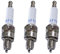 AISEN Lot de 3 bougies d'allumage A7T pour moteurs chinois 4 temps 90/110/125 cc Quad Dirt Bike Pitbike Dax Dirt Enduro Crossbike