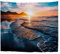 A.Monamour Wanddekor Wandteppiche Tropischer Strand Sonnenuntergang Ozean Meer Wellen Blauer Himmel Weiße Wolken Berge Natur Landschaft Wandbehang Tapisserie Wanddekorationen Vorhänge 229x153cm