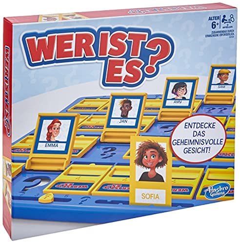 Hasbro Gaming C2124398 Wer ist es? Das Original, Ratespiel für Kinder ab 6 Jahren für 2 Spieler, 2019er Ausgabe