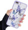 ZTUOK Compatible iPhone 7 Plus/8 Plus Case for Girls, Soft Slim Fit Full-Around Protective Cute Clear Sparkly Bling Star Butterfly Pattern Phone Case Glitter Cover - Purple
