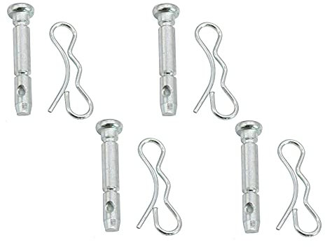 SECURA 4x Scherbolzen 40mm + Splint kompatibel mit WOLF-Garten SF 56 31A-32AD650 Schneefräse