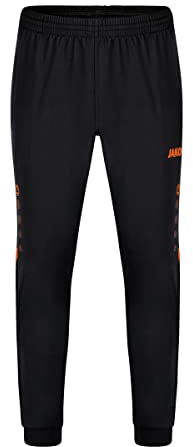 JAKO Kinder Polyesterhose Challenge, Schwarz/Neonorange, 164