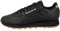 Reebok Men Classic Leather Sneaker, Core Black/Pure Grey 5/Reebok Rubber Gum-03, 9.5