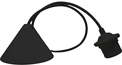 HALOTEC Pendentif E27 noir