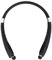 ASHATA Bluetooth Neckband Headphones, Bluetooth Wireless Stereo Neckband Earbuds Retractable Flexible Sports Earphones with Mic, Noise Cancelling, for Running Workout(White)