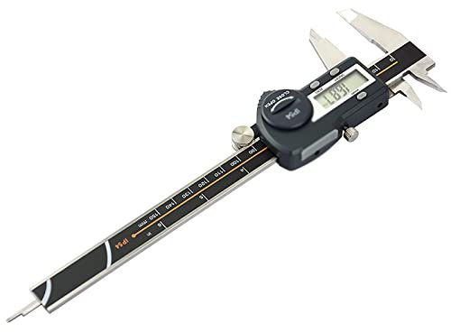 fikujap Digitalrätsel 150-200-300 mm wasserdichtem Edelstahl Elektronischer digitaler Vernier Digitalconiper mit Bluetooth,200mm