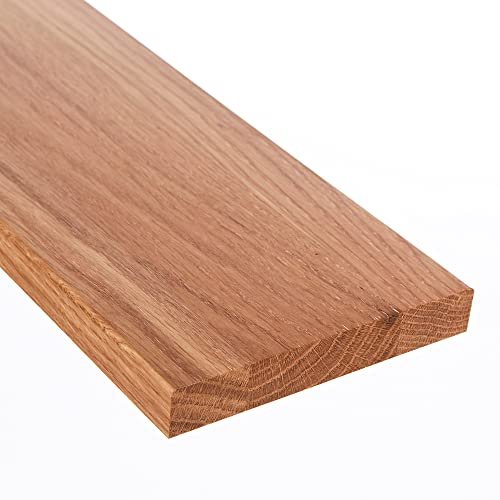 Türschwelle für Innentüren Eiche Holz Echtholz in den Maßen 1000x125x19mm in verschiedenen Oberflächen (geölt)