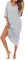 Uniexcosm Long Nightdress for Women Nightgowns 3/4 Sleeve Cotton Nighties Baggy Ladies Nightshirts with Pockets Plus Size Sleep Dress Nightwear Loungewear Sleepwear S-XXL Grey