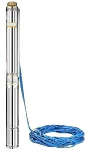 Bomba de pozo profundo de 1,5 HP, bomba sumergible de 1100W, cabezal de 335 pies, bomba de agua de pozo de acero inoxidable de 24GPM, uso doméstico Industrial