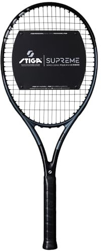STIGA Tennisschläger Supreme für Fortgeschrittene Tennisspieler Herren und Damen 300 g (Besaitet, 2)