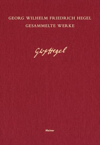 Jenaer Systementwürfe III (Georg Wilhelm Friedrich Hegel, Gesammelte Werke (GW) 8)