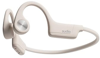 Sudio B2 White, Open Ear, Bone Conduction, IPX5, Bluetooth v5.3, USB-C, 12h Spielzeit