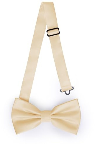Ladeheid Elegante Herren Fliege - Hochwertig, Matt, Verstellbar, Perfekt für Hochzeit, Party, Büro. Ideal für Männer, Frauen, Teenager - Tolles Geschenk Größe 12cm x 6cm BMM