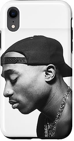 Tupac Profile Weiß Hülle für iPhone XR