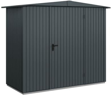 Hörmann Berry Gerätehaus Classic Satteldach Typ 1 (RAL 7016 Anthrazitgrau)