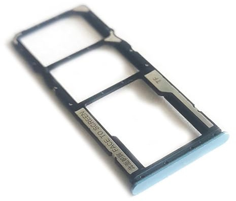 Wagen Fach für die Unterbringung, kompatibel mit Xiaomi Redmi Note 12 4G (nicht mit 5G), Nano-Kartenhalter Sim1+ SIM 2 + Slot für Micro-SD-Karte (BLU)