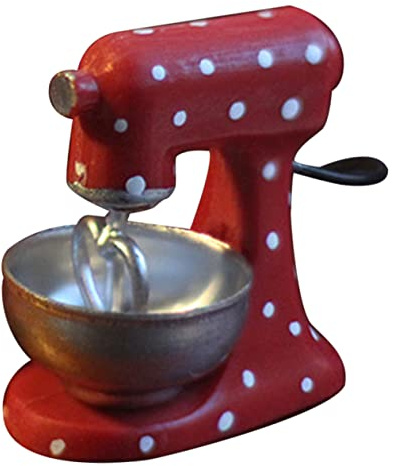 BESTonZON Miniatur Küchenmixer Spielzeug Modell Für Junge Mädchen Rotes Küchenzubehör Für Rollenspiele Und Kreative Aktivitäten Fördert Fantasie Und Lernspaß Der Spielküche