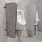 Urinal-Bildschirm-Toilettentrennwand, an der Wand montierte Urinal-Trennwand, Herren-Urinal-Sichtschutz, Urinal-Schallwand-Toiletten-Trennwand für Schulen/Einkaufszentren/öffentliche Orte (Farbe: 1 S
