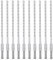 hsawbit 10PCS Masonry Drill Bits Set with SDS Plus Shank, 6mm x 210mm Hammer Drill Masonry Drills Tungsten Carbide Tip for Concrete, Brick, Cement Walls, Stone