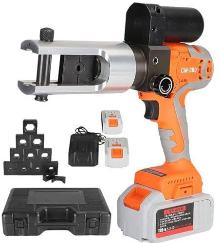 Pince à sertir hydraulique en cuivre avec 11 mâchoires – Pince à sertir électrique sans fil en cuivre pour systèmes de tuyauterie avec lumière LED