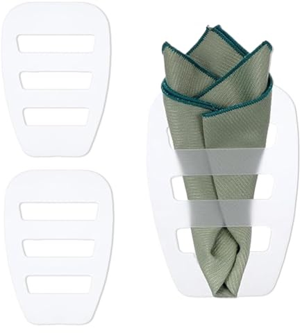 XPEX 3 Stück Einstecktuch Halter Set Herren für Hochzeit Smokings Anzüge Abendessen Jacken Herren Einstecktuch Zubehör herren accessoires