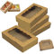 QHSXMQ Pack of 20 Biscuit Boxes with Viewing Window,17.8×11×3.8cm Cupcake Boxes Brown Small Cake Boxes Foldable Cookie Box,Cardboard Gift Boxes for Biscuits Desserts Confectionery Gifts