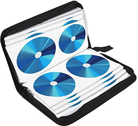 JF HOME BLISS 120 CD Storage Case Disc Carry Case Capacity Carrying Case Portable Storage Bag for CD DVD Storage Protection