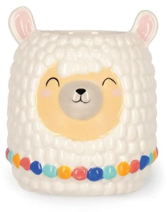 LEGAMI Candela di cera profumata, tema animale, con profumo di 40 ore, stoppino in cotone, profumo di fiori di lime e vaniglia (lama)