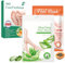 Fußmaske,Hornhaut Socken, Fussmaske Feuchtigkeitsspendende, Repariert Raue Fersen, Abgestorbene und Entfernt Effektiv,Papaya+Avocado