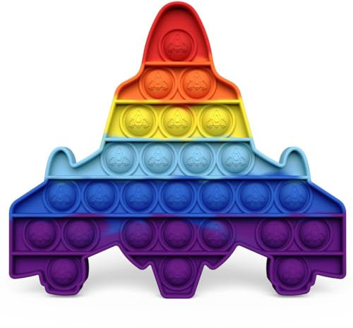 Pop It Fidget Toy, Push it and Pop Bubble Fidget Toy, Bubble Stressabbau Spielzeug, Pop It Bubble Sensory Fidget Toy, Kindergeburtstag Gastgeschenke