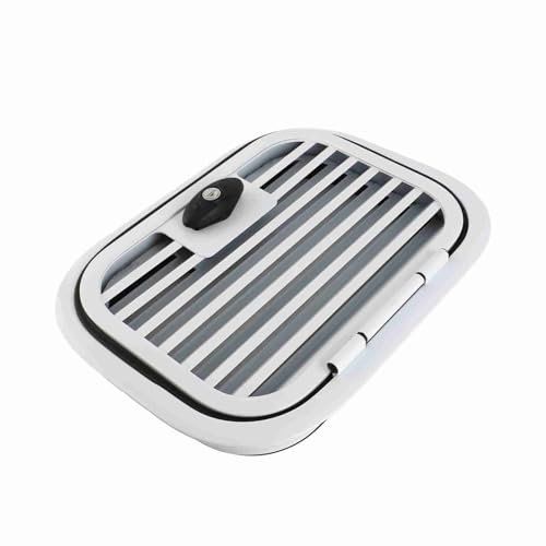 Grille de Porte D'entrée pour Camping-Car, Porte de Rangement Ventilée, Porte à Bagages en Alliage D'aluminium pour Camping-Car, Compartiments à Bagages pour Camping-Cars,