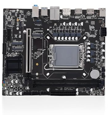 LICAEVEY H610 ATX Gaming Placa Base para LGA 1700 Socket - Admite 12º/13º/14º Gen I3 I5 I7 I9 CPU, Dual Canal DDR4 RAM, M.2 Slots, PCIe X16, DisplayPort & HDMI