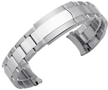 SEQLTWFC 904L Stainless Steel Men Watch Band Compatible With Rolex Oyster Perpetual Datejust DAYTONA SUBMARINER Luxury Watch Strap 20mm 21mm(20mm)