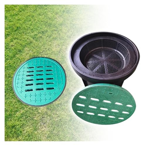 Lavabo di scarico da giardino, kit di scarico per una gestione efficiente dell'acqua in serre e aree paesaggistiche, design quadrato e rotondo