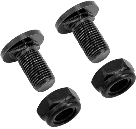 5640321002 Kit Boulons Lame Tondeuse à Gazon pour EGO, 2pcs Boulons 2pcs Écrous Hexagonaux Rechange pour EGO Tondeuses Power + Parts 21 Pouces LM2130 LM2133 LM2130SP LM2135SP LM2150SP LM2156SP
