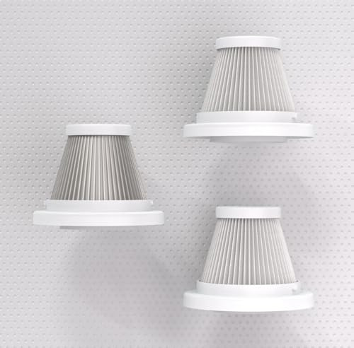 lautux Turbotastic Pro 2 Filterset 2x HEPA-Filter + Edelstahl waschbar | Waschbare HEPA-Ersatzfilter für Akku Handstaubsauger, wiederverwendbar & hygienisch, spart Nachkaufkosten