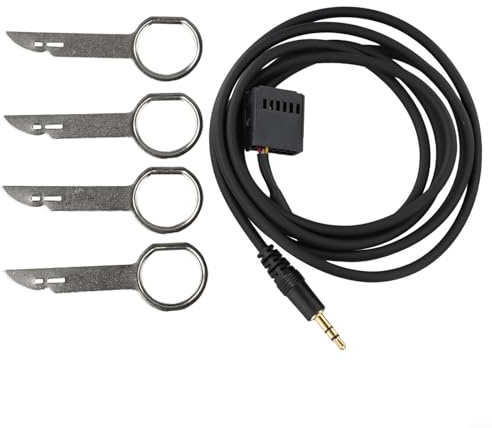 6000CD MP3 AUX Adapterkabel für Ford mit 4 Demontageschlüsseln für mehrere Modelle