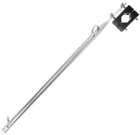 VILLCASE Mât de Pavillon en Acier Inoxydable pour Yachts et Bateaux, Installation Facile, Accessoire Marin Robuste pour Navigation en Mer