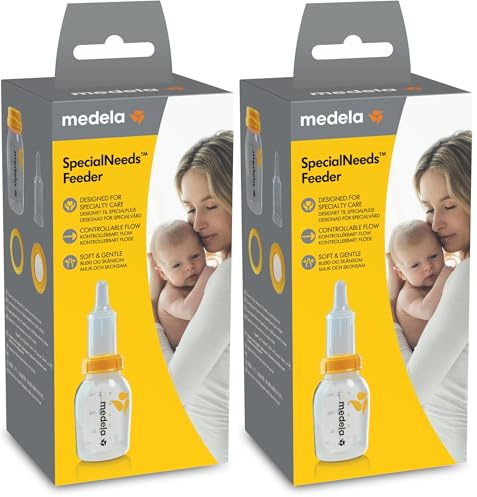 Medela SpecialNeeds™ Sauger | Spezielle Fütterungslösung für Babys mit Lippen- oder Gaumenspalte oder bei bestimmten Syndromen und neurologischen Störungen (Packung mit 2)