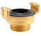 Gardena Pezzo filettato ad innesto rapido in ottone con filettatura esterna: raccordo per tubo flessibile, 26,5 mm (G 3/4 pollice) - filettatura ad es. Per pompe con filettatura interna (7114-20)