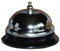 S.B.J - Sportland Tischglocke Rezeptionsklingel Tischklingel Schelle Glocke Klingel aus Metall