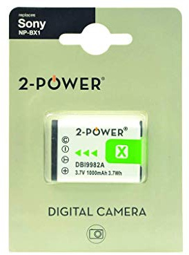 2-Power 1000mAh Li-Ion (3,7V) Kamera Ersetzt Akku für SLB-11A