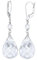 Elli Ohrringe Damen Tropfen Elegant Festlich mit Bergkristall Weiß in 925 Sterling Silber