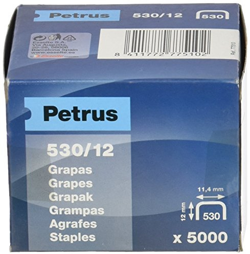 Petrus 77510 530/12-5000-77510 Heftklammern, verkupfert