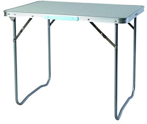 Mojawo Praktischer XL Aluminium Campingtisch Klapptisch Gartentisch Camping mitTragegriff Reisetisch L70xB50xH59cm