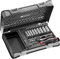 FACOM Coffret Cliquet et Douilles Longues 1/4  6 Pans Métriques - 46 Pièces - Coffret et Plateau Inclus - R.2BLPB