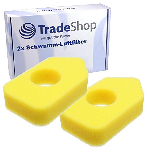2x Schwamm-Filter Luftfilter für Wolf Garten UV 35 B Wolf Garten UV 40 Expert Wolf Garten VA 357 B