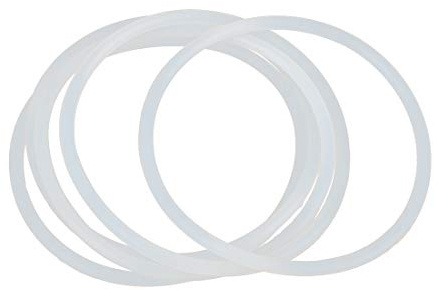 sourcing map 5 Stück Silikon O-Ringe 85mm OD 77mm ID 4mm Breite Weiß | VMQ Dichtung für Kompressor Ventile Rohr Reparatur