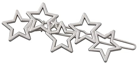 Sharplace Haarklammer Haar Pin Spange Sterne Haarschmuck Haarspangen Haarnadeln für Frauen Dickes Haarstyling, Silber